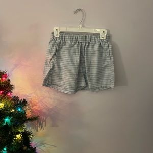 Brandy Melville blue and white plaid shorts